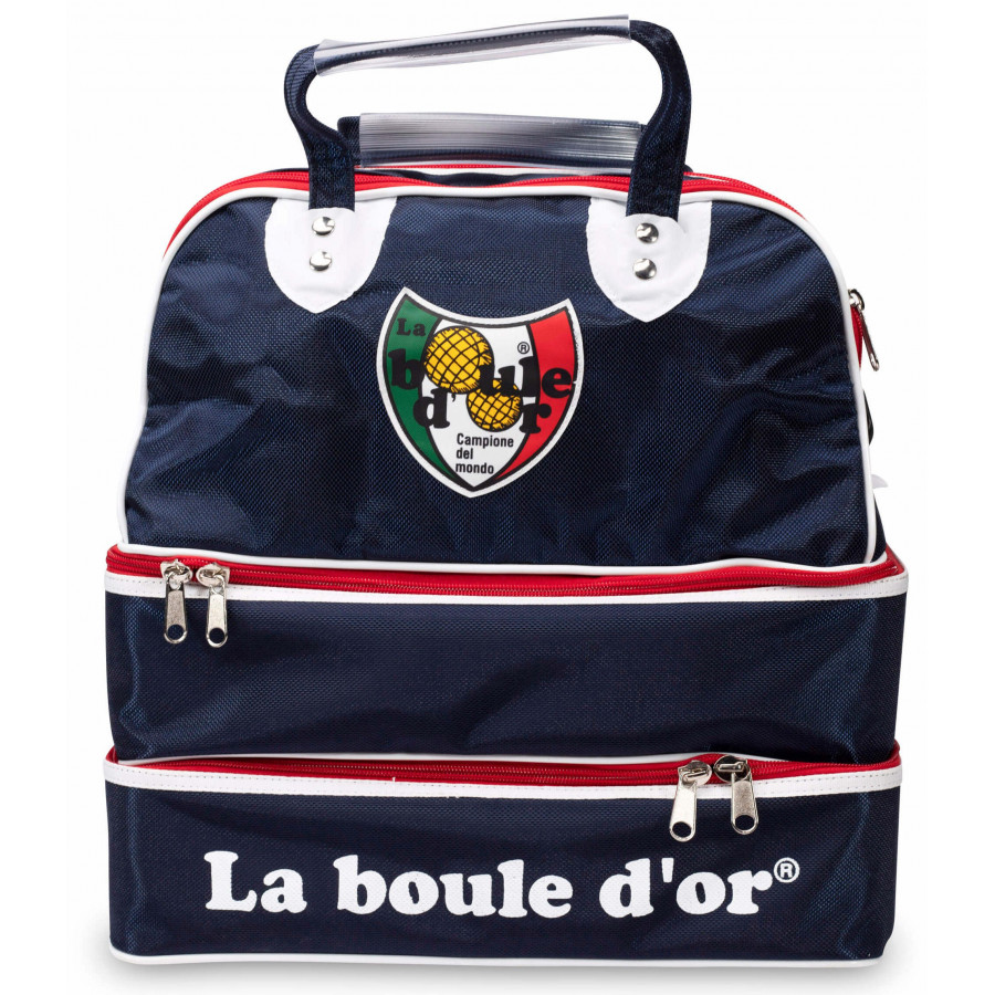 Sac 4 boules LA BOULE D'OR Double Fonds Marine - Pétanque Stock