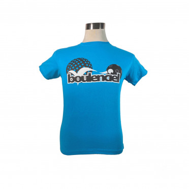 T-shirt Boulenciel coton - Bleu
