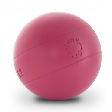 La boule bleue inox 120 striée rose