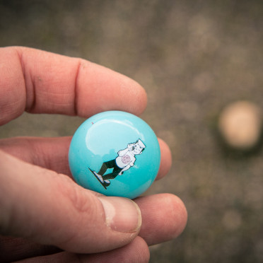 But buis Obut Turquoise Bonhomme Vintage 1