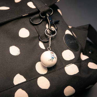 Porte-clé Obut Blanc BouleObutus 1