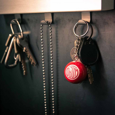 Porte-clé Obut Rouge Logo Vintage 1