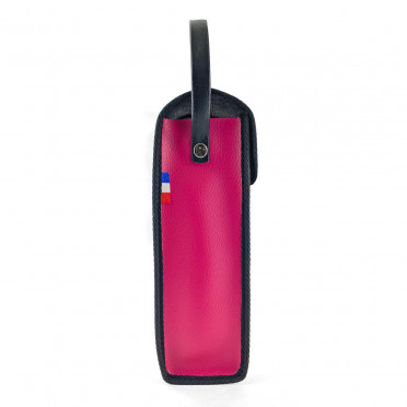 Sacoche Souple Made in France - Fuchsia 2