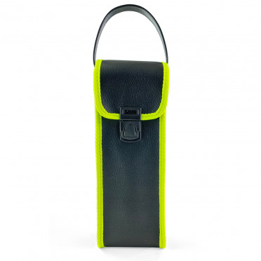 Sacoche Souple Made in France - Noir / Jaune Fluo 1