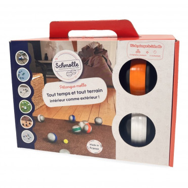 La Schmolle - Boules de pétanque tout terrain - Blanc/Orange 3