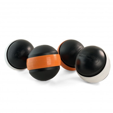 La Schmolle - Boules de pétanque tout terrain - Blanc/Orange 1