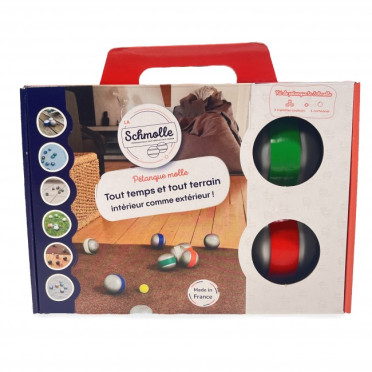 La Schmolle - Boules de pétanque tout terrain - Rouge/Vert 2