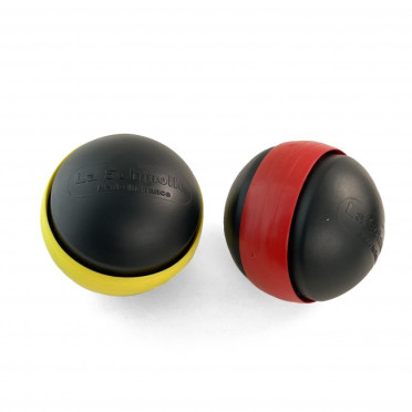 La Schmolle - Boules de pétanque tout terrain - Blanc/Orange 2