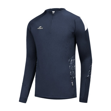 Sweat col zippé ELITE ELDERA - 7 couleurs au choix