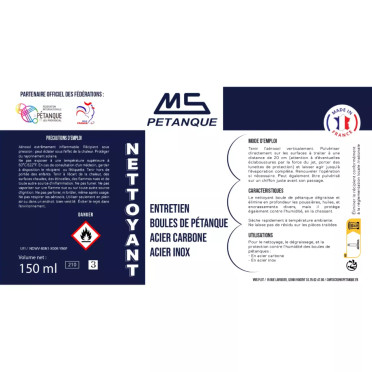 Nettoyant boule de pétanque MS Pétanque 2