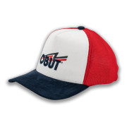 Casquette beige logo retro