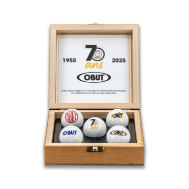 Coffret collector 5 buts Obut 70 ans