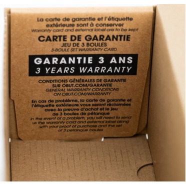 Boules OBUT SUPERINOX 3