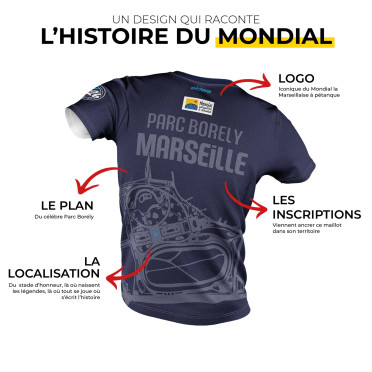 Maillot Collector Mondial La Marseillaise à Pétanque 2026 Eldera 2