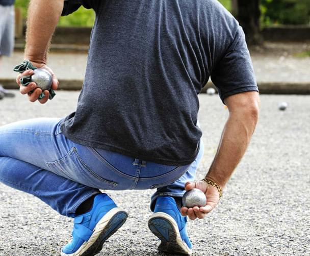 Boules de pétanque tout terrain souple 74mm gris - Obut